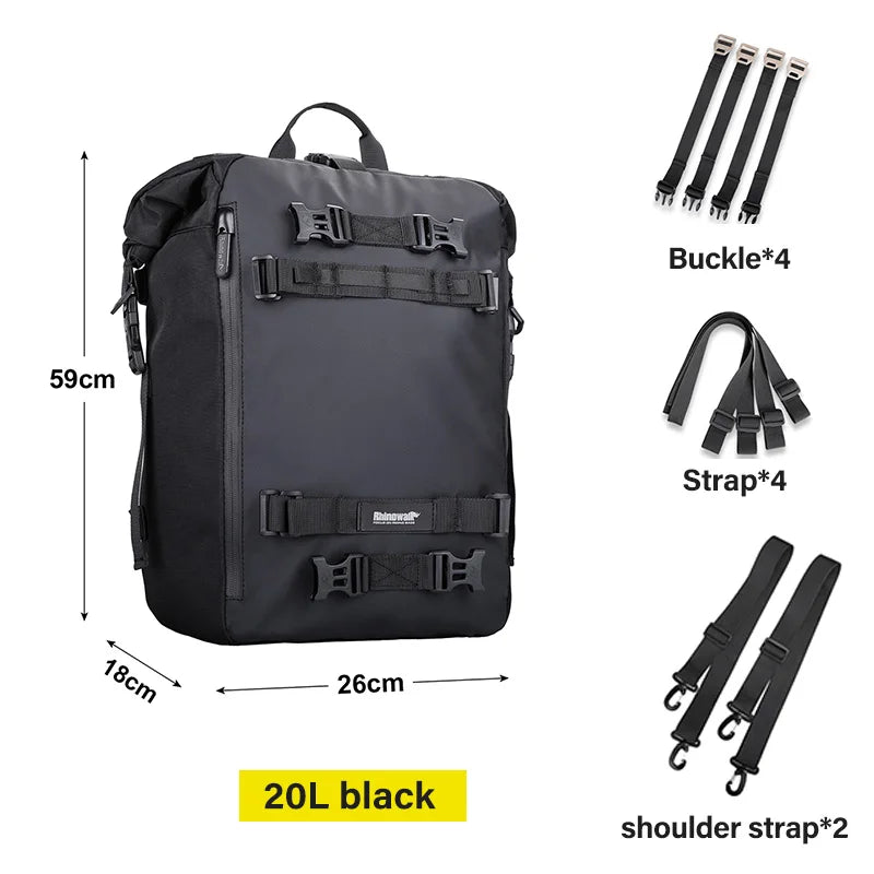 Sac moto étanche 30l