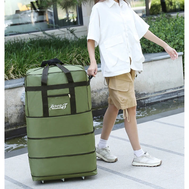 Sac de voyage a roulette grande capacite