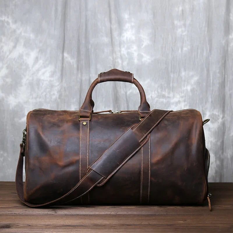 sac-voyages ÉBÈNE Sac de voyage en cuir vintage