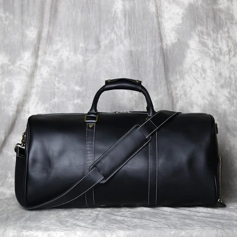 sac-voyages NOIR Sac de voyage en cuir vintage