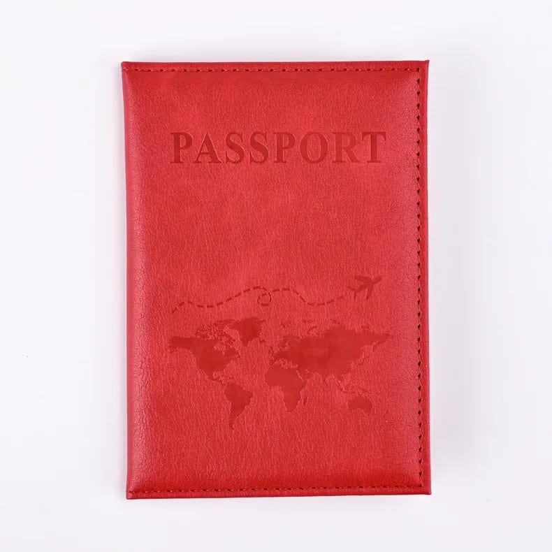 sac-voyages ROUGE Pochette à passeport