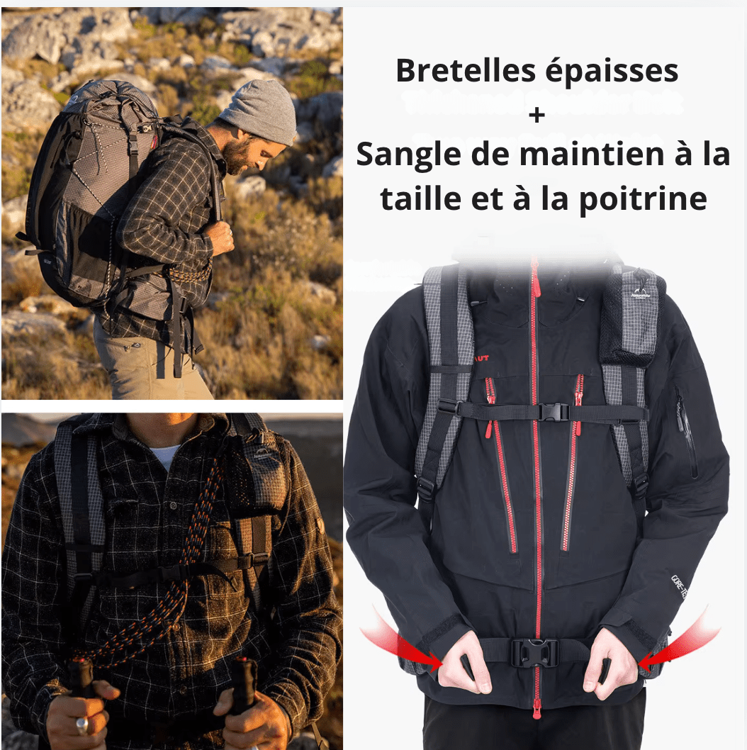 sac-voyages Sac à dos randonnée 60L