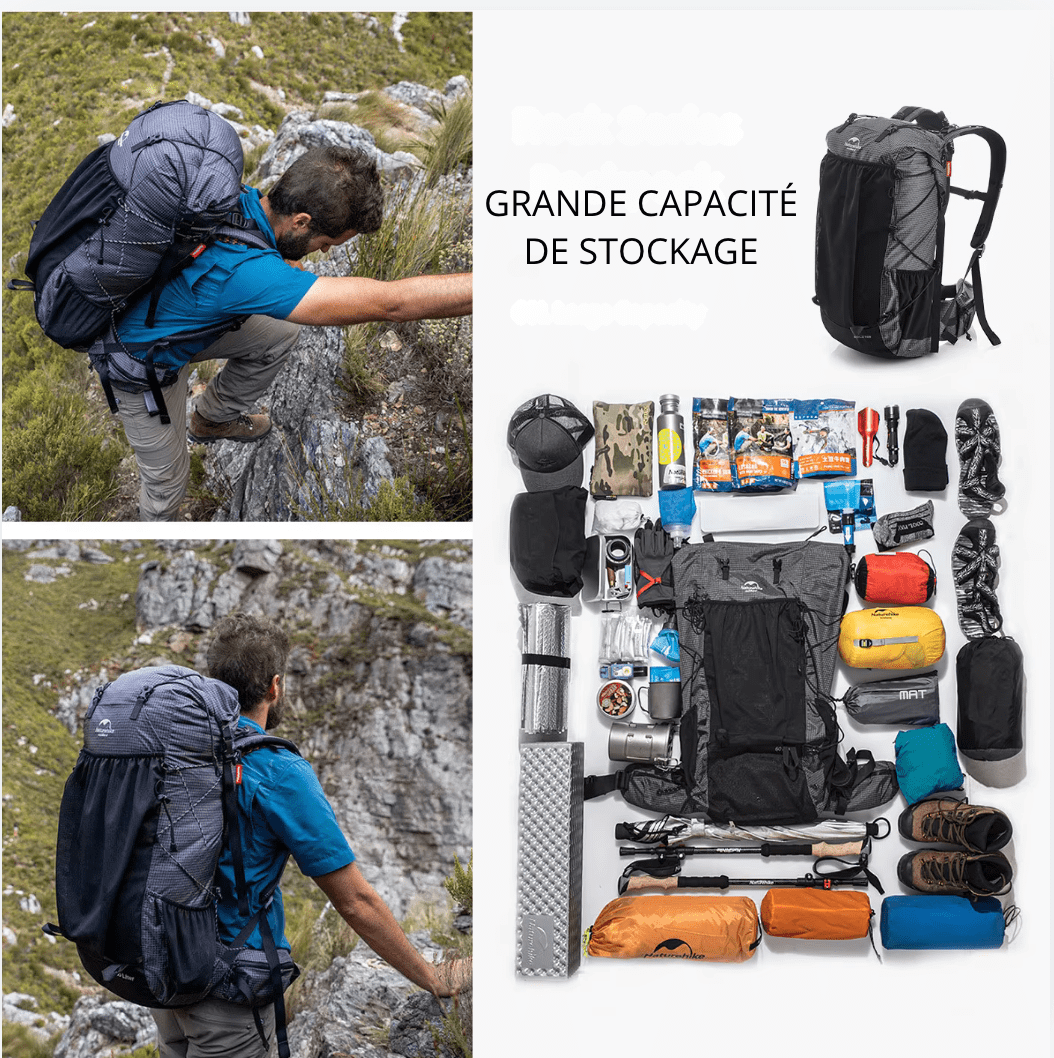 sac-voyages Sac à dos randonnée 60L