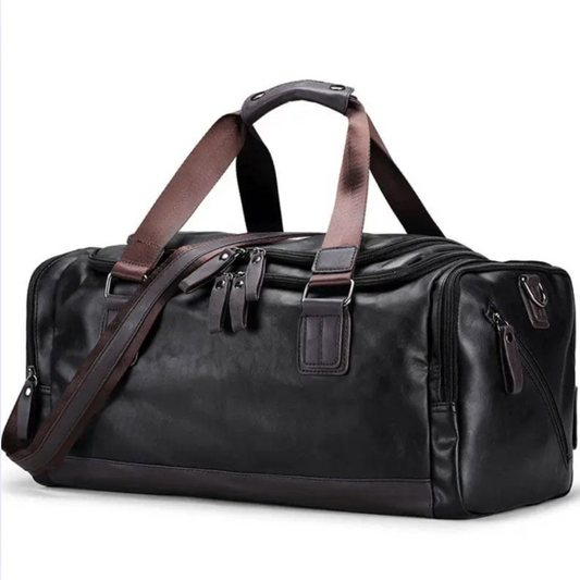 Grand sac de voyage en cuir