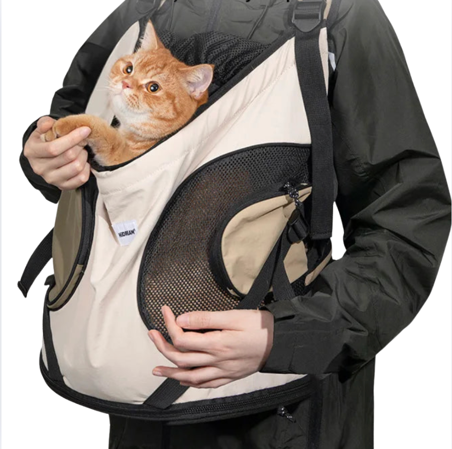 Sac ventral porte chat