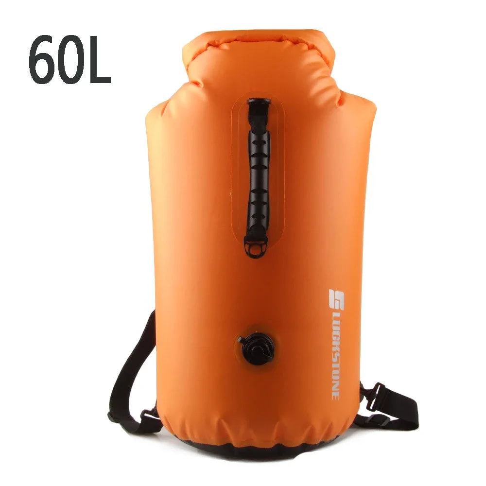 Sac rafting et snorkling