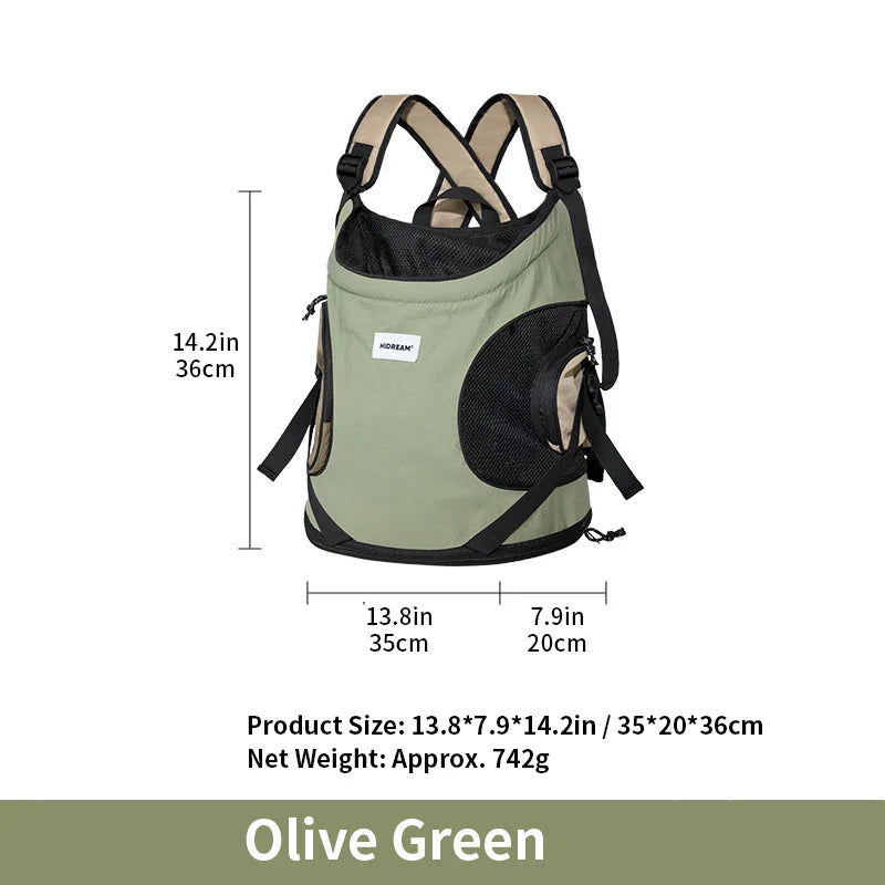 Sac ventral porte chat