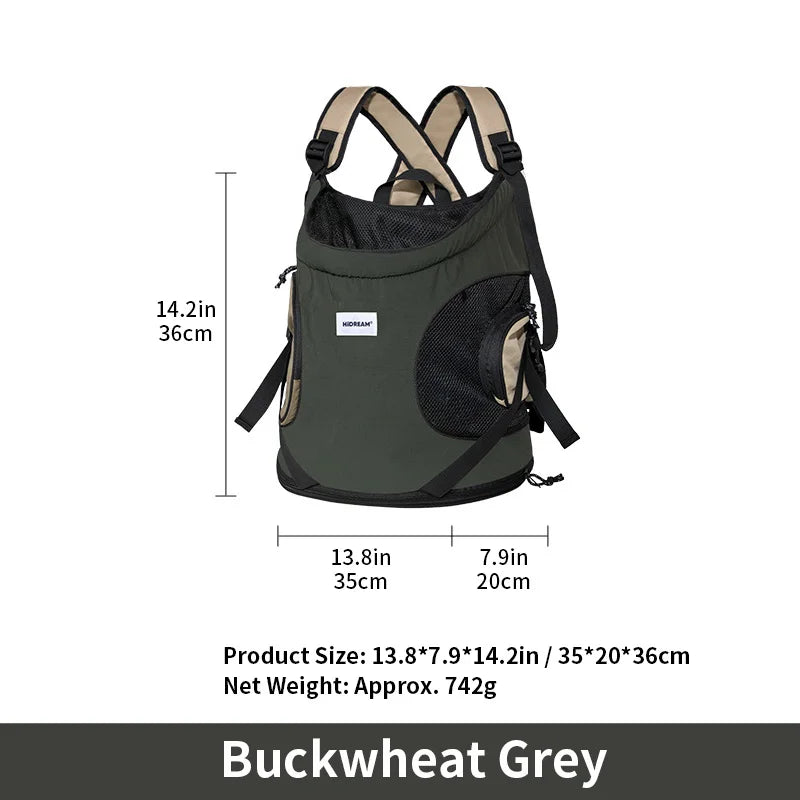 Sac ventral porte chat