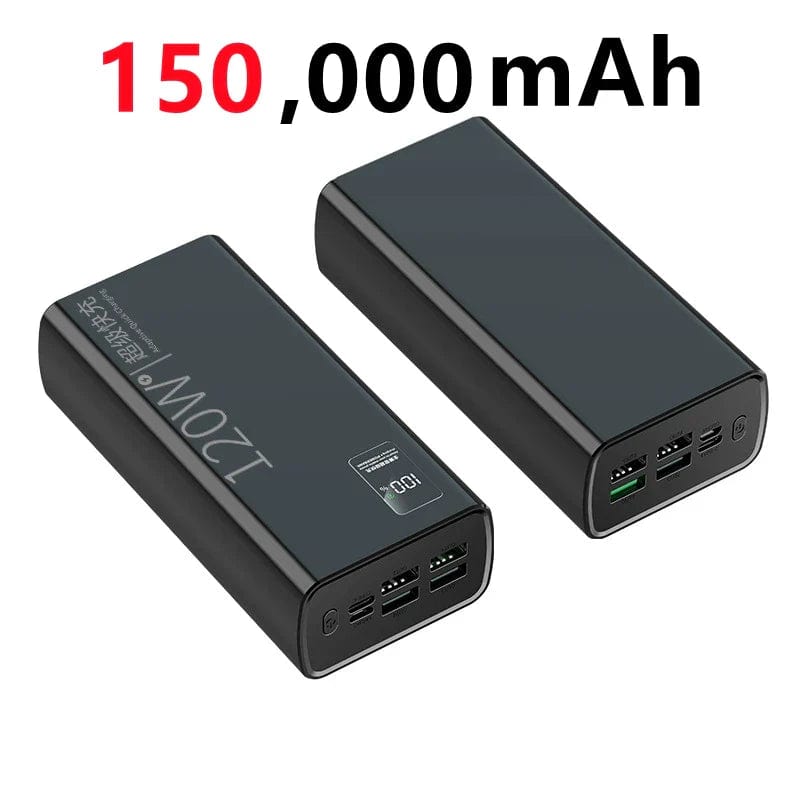 sac-voyages 120W 150 000 mAh NOIR Batterie externe 120w