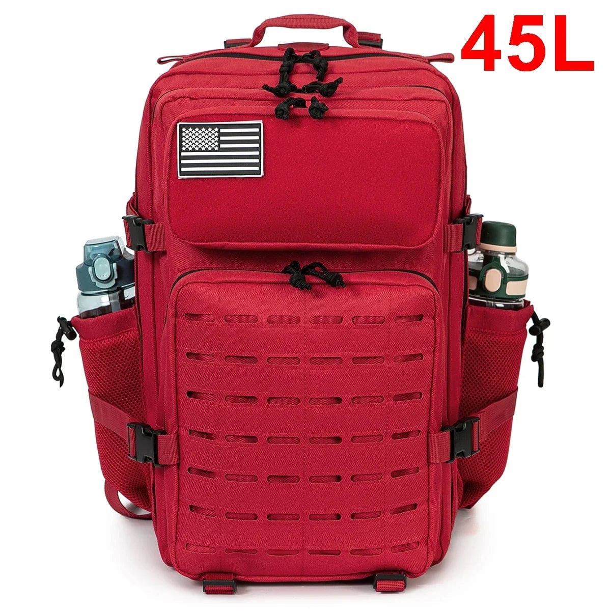 sac-voyages 45L ROUGE Sac à dos tactique 45L