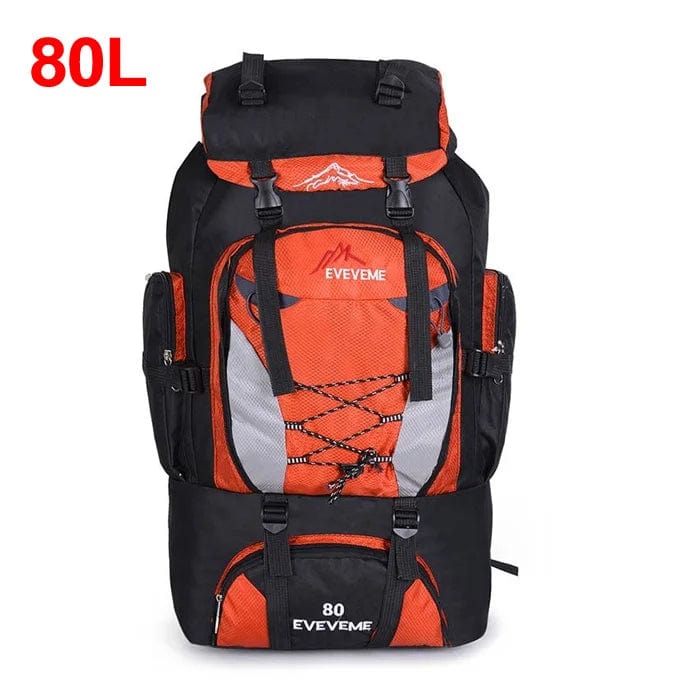 sac-voyages 80L ORANGE Sac à dos 90l