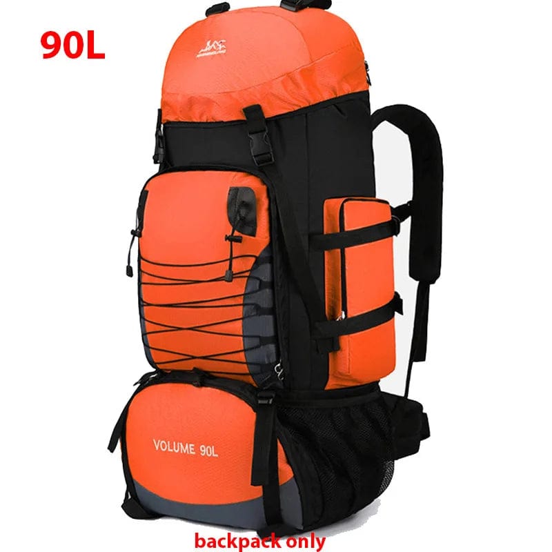 sac-voyages 90L ORANGE Sac à dos 90l