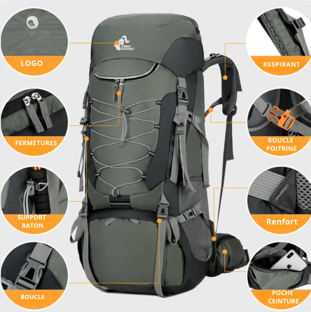 sac-voyages Backpack 75 L