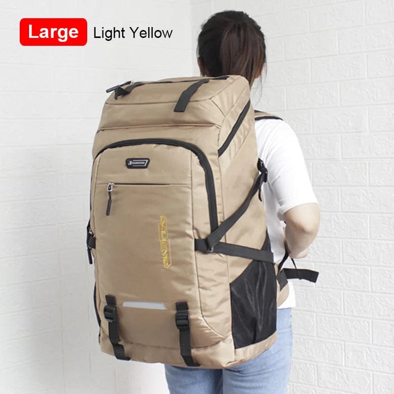 sac-voyages BEIGE 80L Gros sac à dos