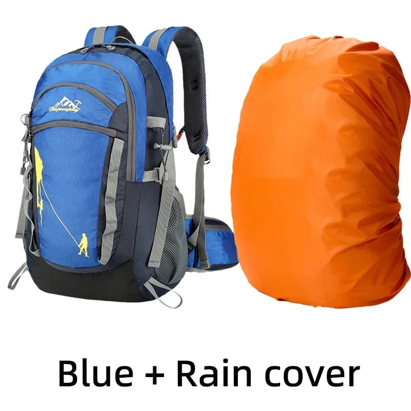 sac-voyages BLEU AVEC PROTECTION PLUIE Sac à dos petite randonnée