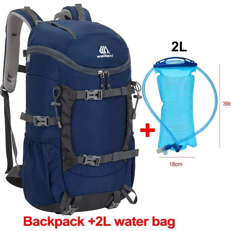 Sac-voyages BLEU MARINE 2L Sac à dos randonnée avec poche à eau