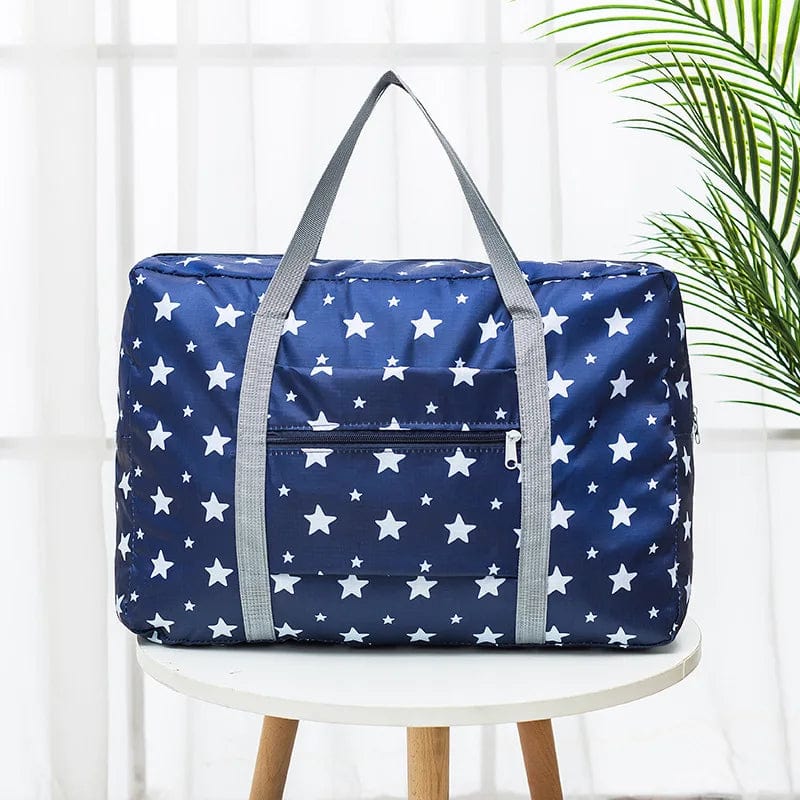 sac-voyages BLEU MOTIF ÉTOILES Sac à main pour maman