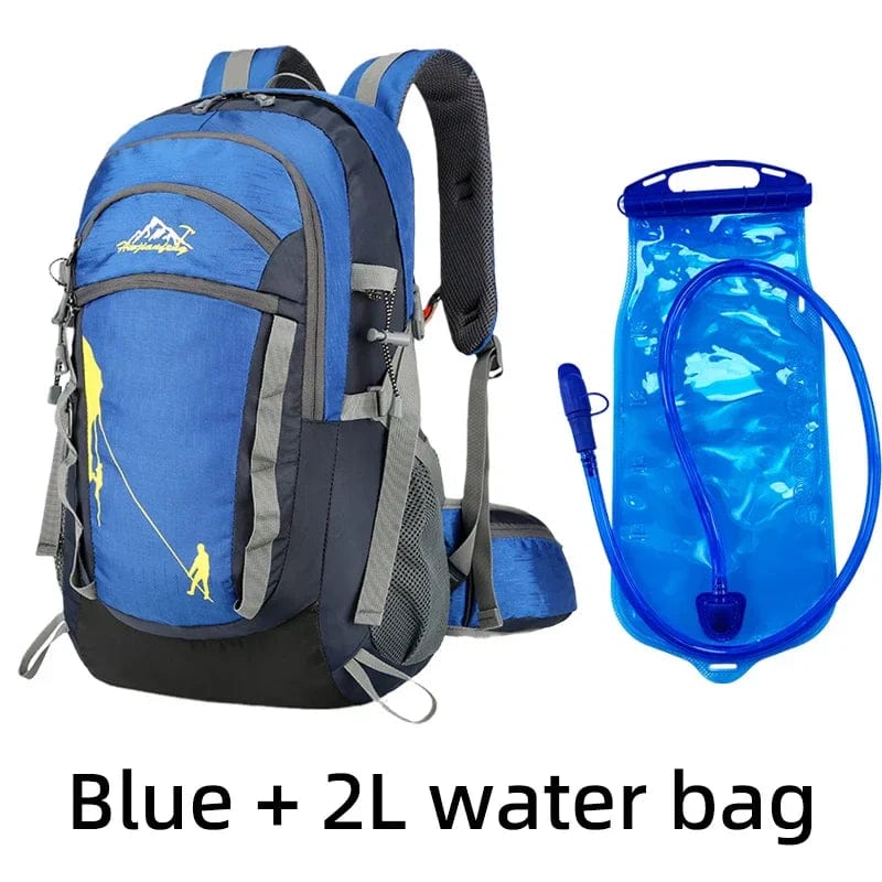 sac-voyages BLEU + POCHE EAU Sac à dos petite randonnée