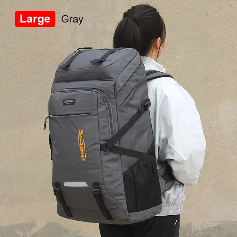 sac-voyages GRIS 80L Gros sac à dos