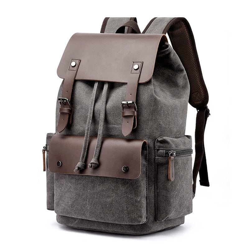 Sac-voyages GRIS Sac à dos baroudeur homme