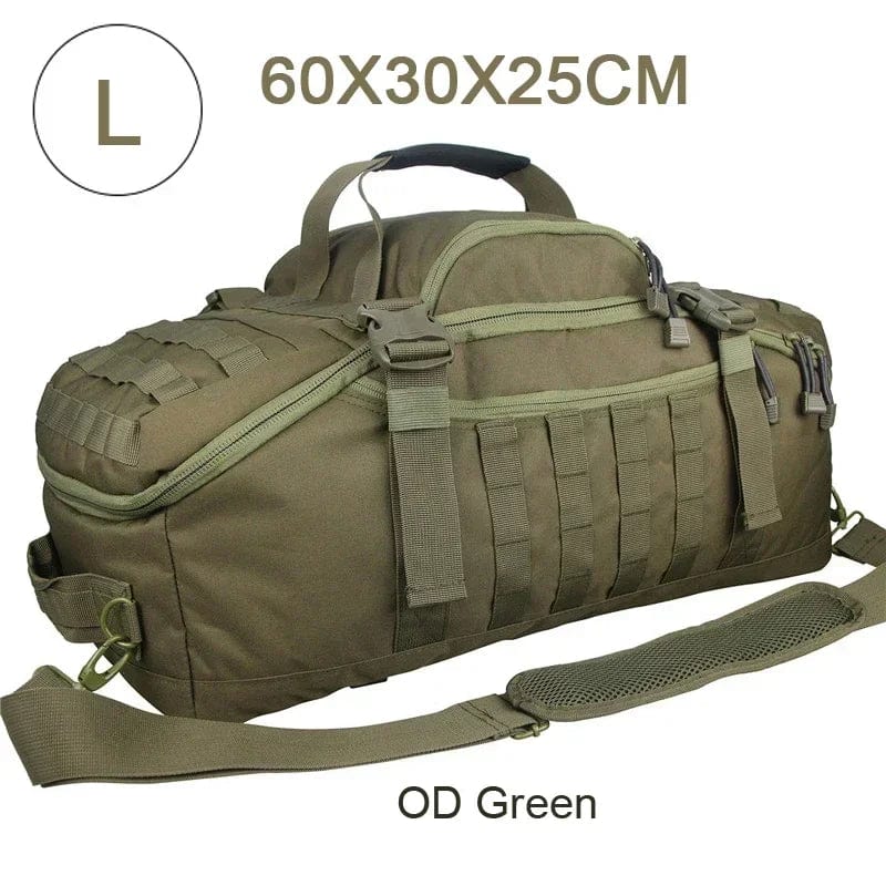 sac-voyages L VERT ARMÉE Sac bandoulière tactique