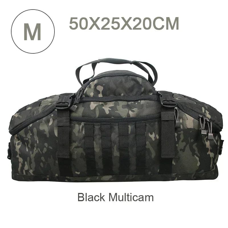 sac-voyages M CAMOUFLAGE NOIR Sac bandoulière tactique