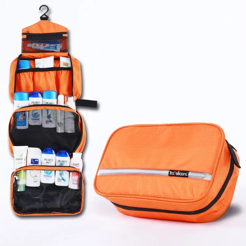 sac-voyages ORANGE Grande trousse de toilette voyage