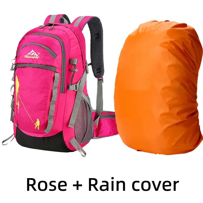 sac-voyages ROSE AVEC PROTECTION PLUIE Sac à dos petite randonnée