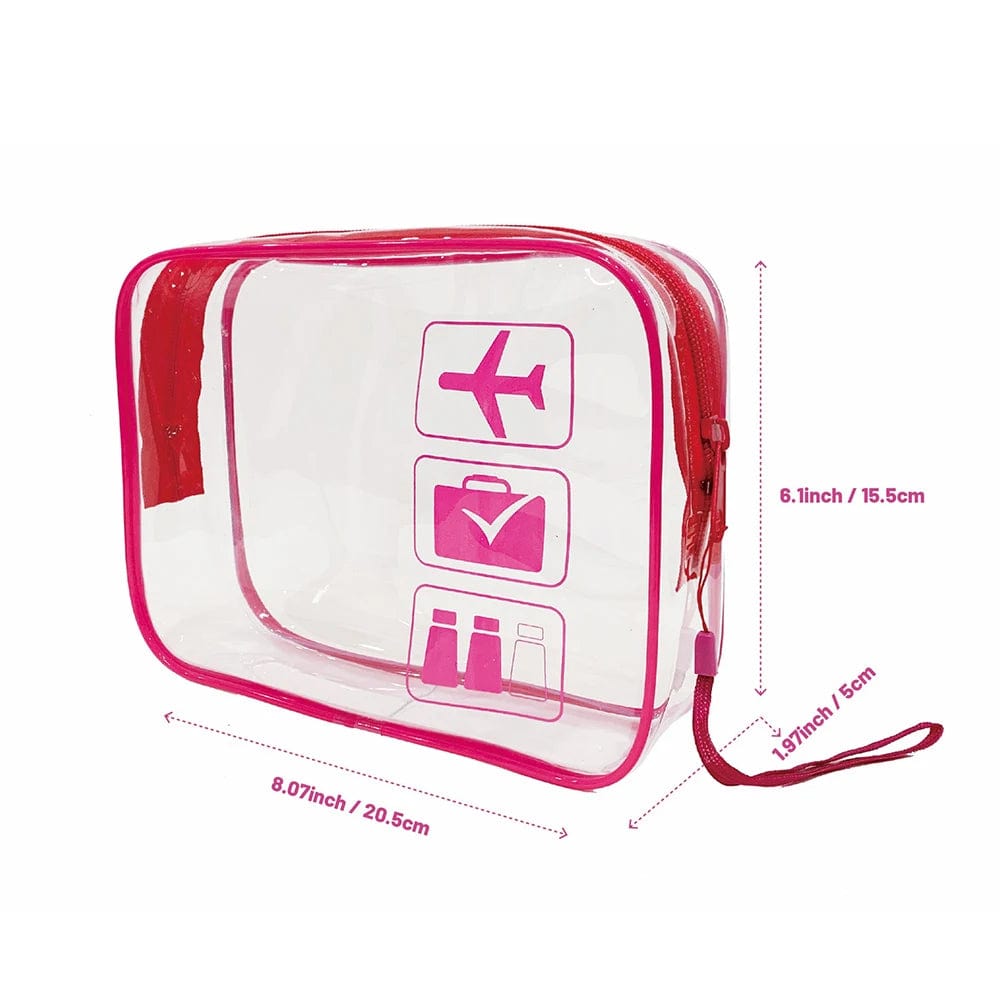 sac-voyages ROSE Trousse de toilette transparente pour avion