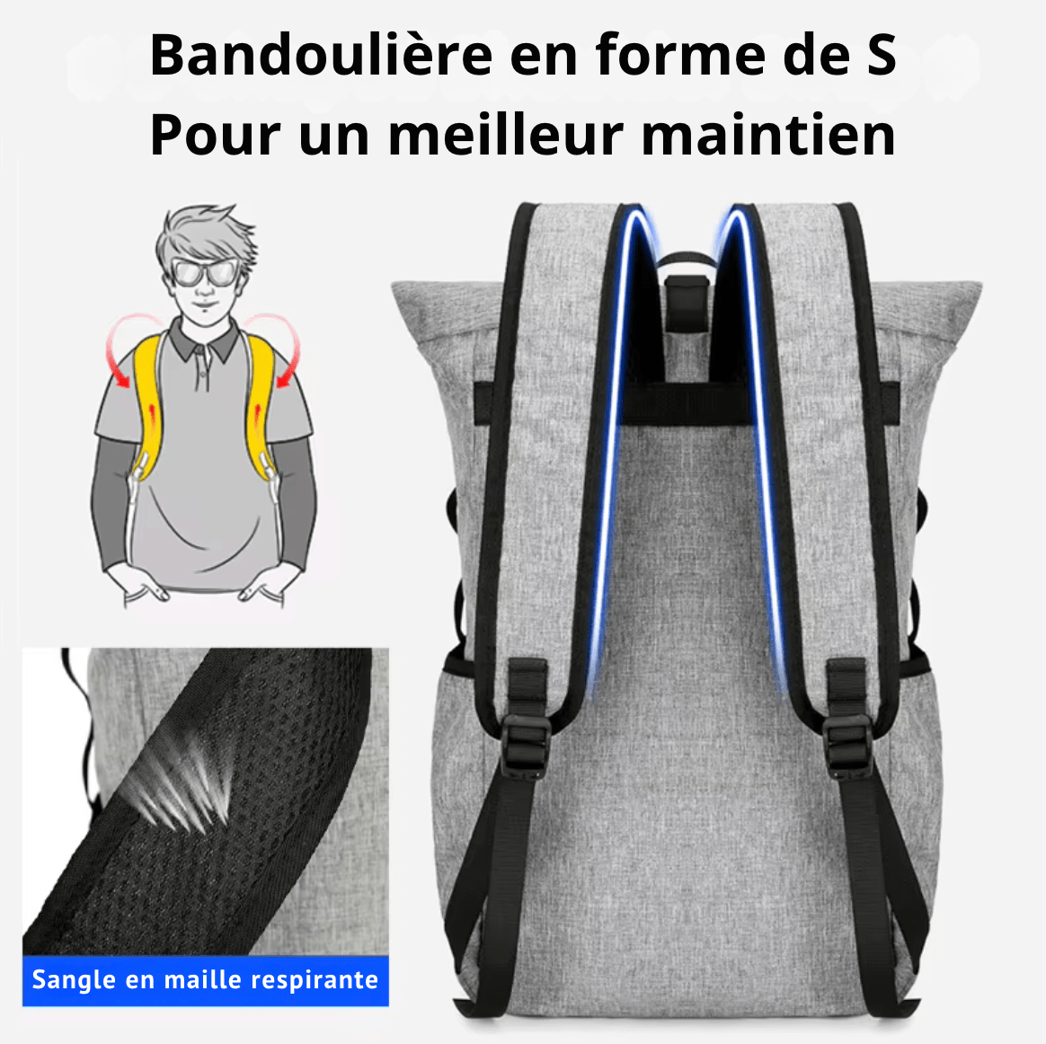 sac-voyages Sac à dos nylon léger pliable