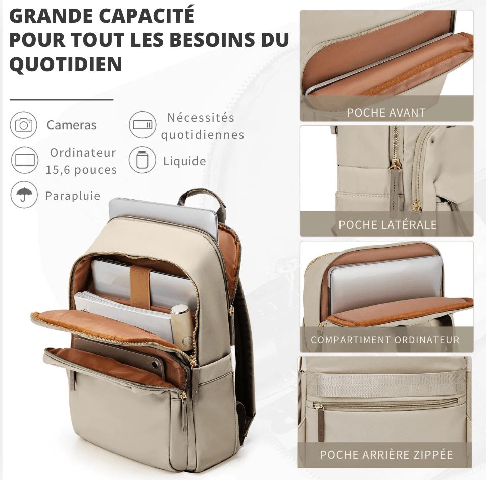 sac-voyages Sac à dos ordinateur portable femme