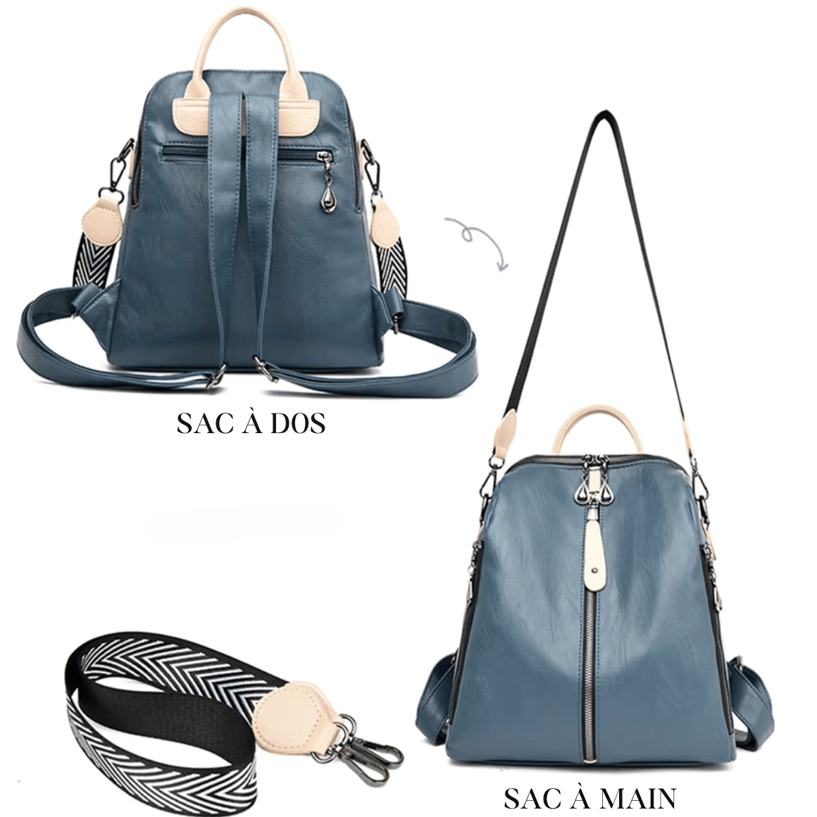 sac-voyages Sac a main à dos femme