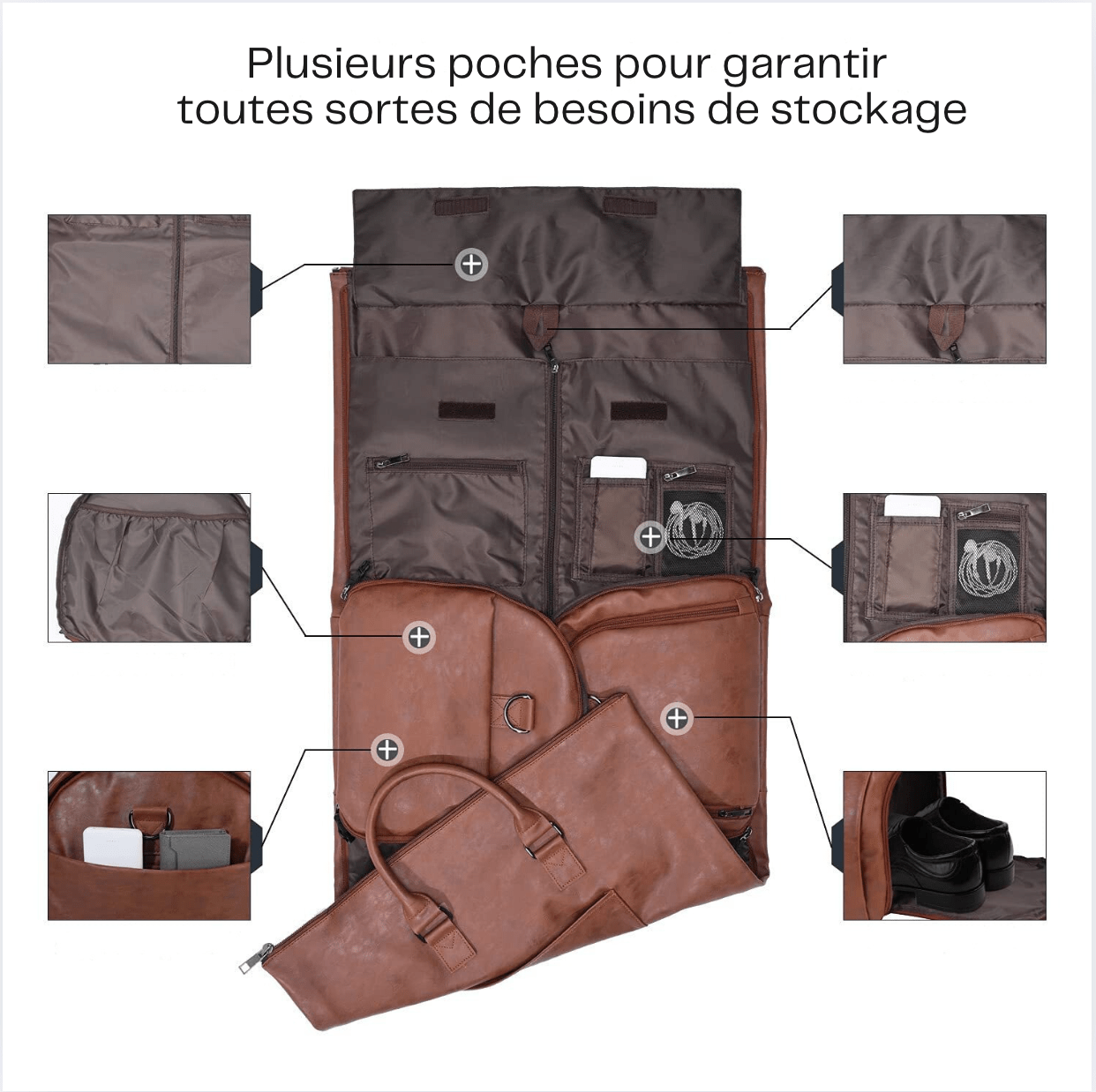 sac-voyages Sac business cuir homme