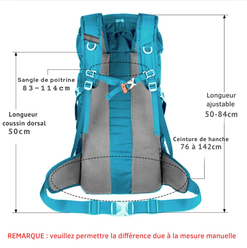 sac-voyages Sac de randonnée 50l