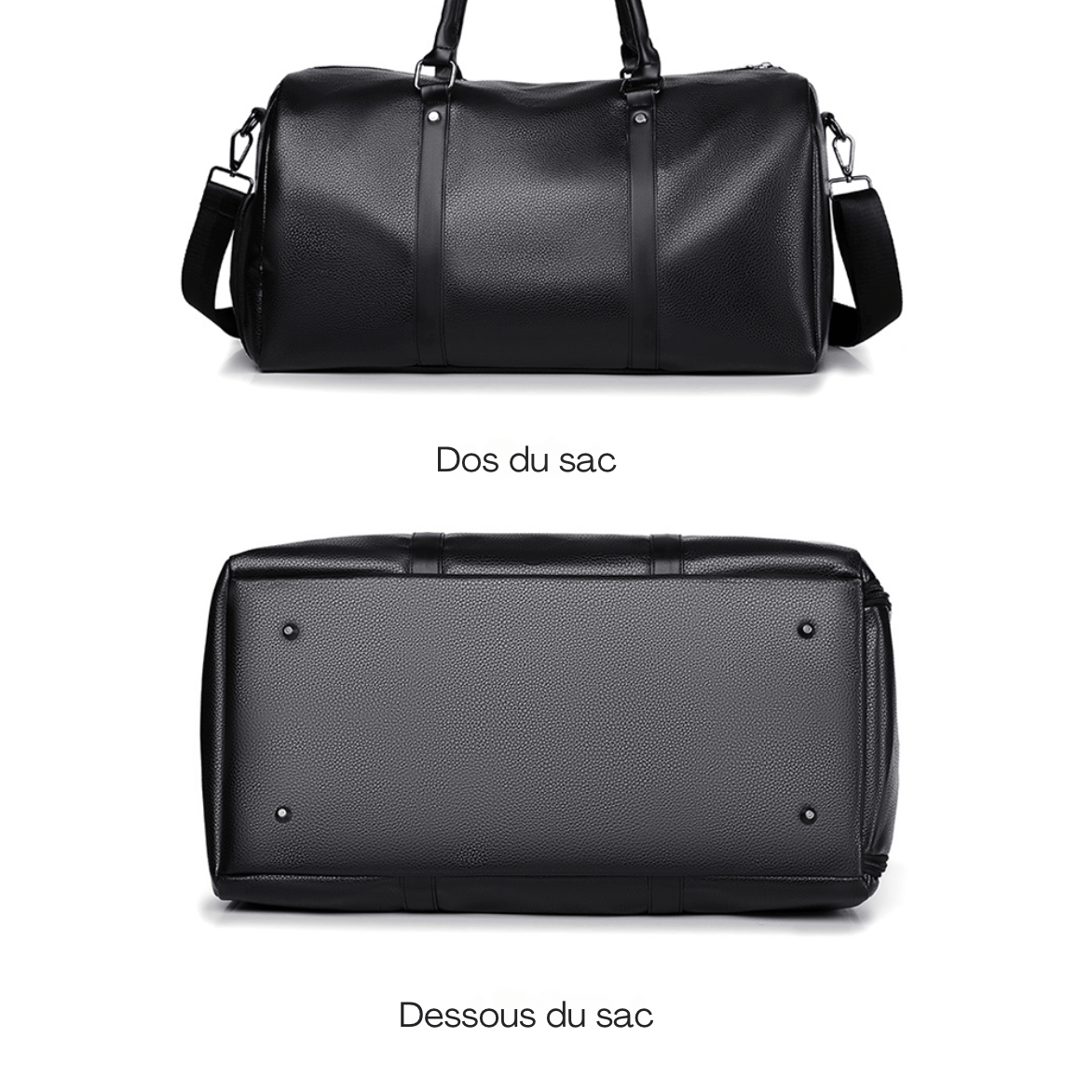 sac-voyages Sac de voyage homme cuir noir