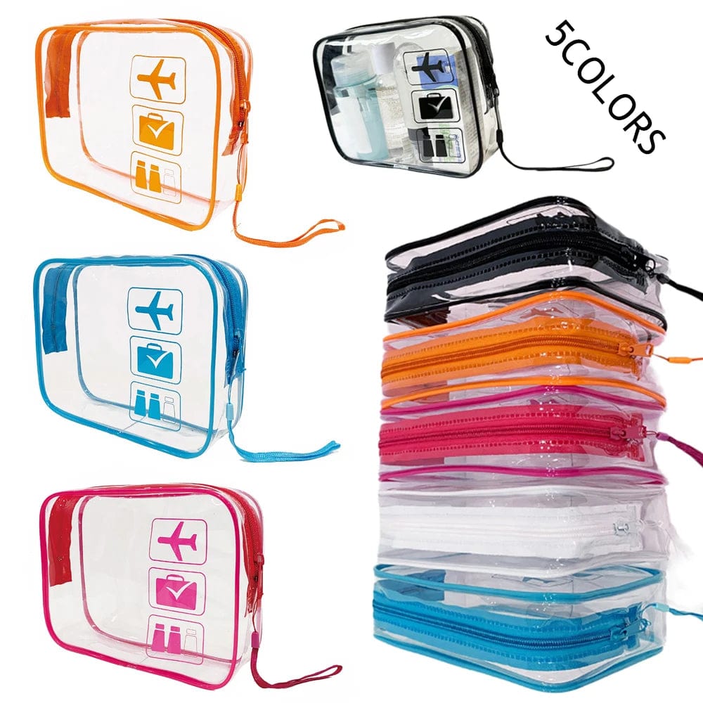 sac-voyages Trousse de toilette transparente pour avion