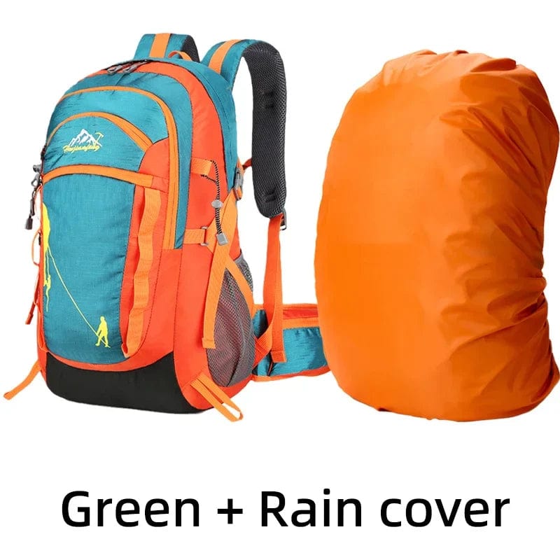 sac-voyages VERT AVEC PROTECTION PLUIE Sac à dos petite randonnée