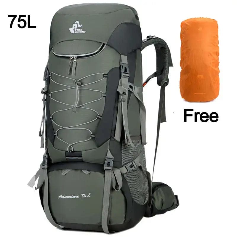 sac-voyages VERT KAKI Backpack 75 L